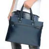 Mens Bag Korean Waterproof Oxford Cloth Single Shoulder Handbag Business Computer Portfölj 240313