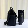 Borsa per pannolini di alta qualità di design Borsa a tracolla multifunzionale con stampa logo Borsa per mummia in stili multipli Set da 3 pezzi K1