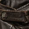 بالجملة Weinianuo العلامة التجارية الجديدة تصميم دراجات نارية السترات الرجال Jaqueta de Couro Mens Justic Jacket Chaqueta Hombre Cuero Mens Coats 176