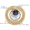 Colliers pour chiens et chats, bijoux en acier inoxydable avec diamant Pitbull, accessoires personnalisés pour chiens, 259C
