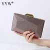 Purple Clutch Bags For Women 2023 Evening Wedding Party Luxury Designer Handbag Crossbody Shoulder Bag And Small Messenger Purse 240305