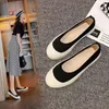 Casual Shoes 2024 Mesh Loafers Ladies Stretch Fabric Flat Ballet Light Toe Luxery Women