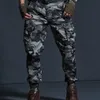 Leggings de Jogging Camouflage décontractés pour hommes, pantalons de travail multi-poches, pantalons de sport à la mode pour hommes