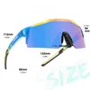 Polarized Kids Fashion Cycling Glasses Child Bicycle Goggles Boys MTB Road Bike Eyewear Girls Sport Racing Running Sunglasses Ldd240313