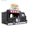 Toy Tents Fashion Move Inflatable Food Car Booth Kiosk Truck Cotton Candy Theme StallPop Corn Concession Stand Coffee Drink Bar For Sale L240313