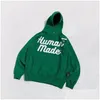 Sudaderas con capucha para hombre Sudaderas de gran tamaño Blanco Verde Sudadera con capucha Hombres Mujeres 1 Alta Calidad Streetwear Plover Drop Entrega Ropa Ropa Otbhs