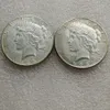 Moneta copia a due facce del dollaro della pace del 1928 testa a testa degli Stati Uniti - 262V