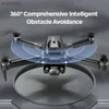 Drony Nowe A13 Quadcopter Mini Drone 4K Dual Camera Unikanie przeszkód Optyczny przepływ Składany Wi -Fi Bezszczotkowy dron silnikowy 24313