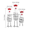 장식용 꽃 화환 - 스탠드 치킨 동상 데스크탑 장식 병아리 장식 장식 수탉 장식품 조각 델리 dhepn