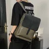 2024 Nya män Kvinnor Laptop School Bag Split LeatherTravel Multi Manlig Mochila Militär kamouflagestil Vattentäta ryggsäckar för flickor pojkar skolväskor