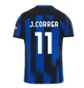 23 24 Lukaku Soccer Jerseys Barella Correa Inters Giroud Ibrahimovic Lautaro S Theo Brahim Football Shirt 2023 2024ユニフォームメンキッズ