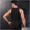 Yoga Outfit Gym Shark Mens Tank Tops Top Men Fitness Clothing Bodybuilding Summer For Male Sleeveless Vest Shirts Plus Size Drop Del Otn3G