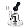 6.5 Inches Bong glass Dab rig waterpipes mini smoking hookah heady glass bubblers recycler oil rigs with a quartz banger