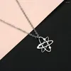 Collane con ciondolo Todorova Doppio corno Fasi lunari per donna Collana con ciondolo celeste a mezzaluna Regalo di gioielli in acciaio inossidabile