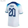 Fans toppar fotbollströjor spelarversion Englands fotbollströjor sterling grealish Mount Foden National World Cup Kit Football Shirt Kids SEH240313