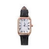 Wristwatches Retro Quartz Casual Watches For Women Korean Square Small Dial Leather Strap Waterproof Women's Watch Fashion Wristwatch Gifts