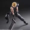 Action Toy Figures Anime Play Arts Final Fantasy VII Cloud Strive Edition 2 PVC Action Figure Collection Model Toys Doll Christmas Gift 25cm Q240313