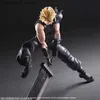 Action oyuncak figürleri anime oyun sanatları final fantasy vii bulut çatışması baskısı 2 pvc eylem figürü koleksiyon modeli oyuncaklar bebek hediyesi 25cm q240313