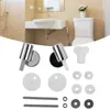 Couvre-sièges de toilettes, charnières matérielles, combinaisons de remplacement pour amélioration de l'habitat, ensemble de méthodes de fixation supérieure de salle de bains Anya