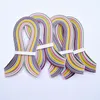 DIY 36Colors 180ストライプクライリングペーパーさまざまな色折り紙の紙の長さ54cm手作りのアートワークフラワーサプライズ294W