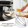 Tilt Head Stand Mixer Draad Zweep Ei Crème Roerder Gebak Mayonaise Garde Kitchen Aid Elektrisch opzetstuk Voor 240307