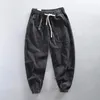 Pantalons pour hommes 2024 Automne Rétro Cargo Hommes Vêtements Casual Coton Daily Joggers Pantalon AZ627