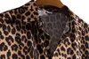 Мужские повседневные рубашки, мужские пляжные хипстерские рубашки на пуговицах с леопардовым принтом, гавайская рубашка с коротким рукавом, мужская уличная одежда в стиле Харадзюку, сорочка Homme XXL