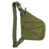 Bolsas ocultas para pistola táctica, bolso de hombro de almacenamiento para hombre, bolsa de pecho antirrobo izquierda y derecha, bolsos cruzados de caza para deportes al aire libre