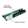 Computerkabel-Anschlüsse S CC SATA-Festplatte zu Ide/Pata 40Pin Motherboard-Konverter-Adapter PCBA für Desktop 2,5 3,5 Festplatten-Drop DH2JV