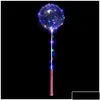 Altri articoli per feste festive Altri articoli per feste festive 20 pollici Glow Clear Bubble Balloon Led Light Up Bobo Balloons Natale B Dhqdo