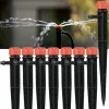 Kits 1/4inch Hose Drip Irrigation System Plant Garden Watering Kit 13cm Sprinklers Adjustable Drippers for Bonsai Flowers Vegetables