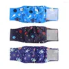 Dog Apparel Leakproof Diaper Wraps Adjustable Washable Physiological Pant Highly Absorbent Pattern Random Underwear