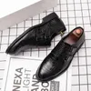 Chaussures habillées Style britannique Mariage d'affaires pour hommes Mariage en cuir véritable Mocassins élégants haut de gamme Livraison gratuite