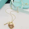 Tiffanyjewelry Tiffanybracelet kettingontwerper Designer ketting voor vrouw luxe sieraden liefde sleutel ketting