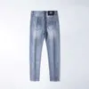 Spring Men Jeans Designer Pants Mens Fashion Embroidery Light Jeans Mens Straight Denim Trousers Stretch Unisex Denim Pants