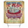 Gordijnen Musife Custom Grateful Dead Douchegordijn Waterdicht Polyester Badkamer Met Haken DIY Home Decor