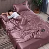 Comforters sets Summer Ice Cool Air Conditioning Quilt Bedsheet case 4PC Set Sofa Blanket Thin Cooling Comforters Travel Quilt Bedspread YQ240313