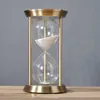 Sablier en métal créatif 60 Minutes couleurs montre de sable anniversaire noël saint valentin cadeau de mariage décoration de la maison 17 cm 3213T