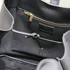 Stor kapacitet designer svart tygväska äkta läder spegel kvalitet lyx mode handväska för rese hobo shopping väska
