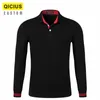 Höst och vinter högkvalitativ Polo-skjortor Mens Long Sleeve Polo Shirt Men Jerseys Plus Size S-4XL Lågt pris 240313