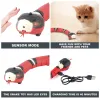 Juguetes de sensación inteligente serpiente automática gato eléctrico juguetes USB Toy de mascota Toys Interactive Dogs Juego de juego Toy Cat Accesorios