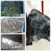 Reti 0.35mm Telone in PVC trasparente nero Telo antipioggia Balcone Finestre Schermo per la privacy Piante da giardino Copertura ombreggiante per la pioggia