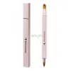 Makeup Brushes Portable Dractable Lip Brush Double Head Makeup Brush Cover Lipstick Brush Concealer Borstar Beauty Brush Tool LDD240313