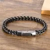 ZORCVENS Punk Vintage 6MM Stainless Steel Wheat Curb Link Chain Bracelets for Men Male Wristband Jewelry Gifts 240227