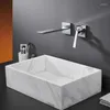 Badezimmer-Waschtischarmaturen, luxuriöser Messing-Wand-Wasserhahn, 1 Griff, Kaltwasser-Waschtisch-Mischbatterie, hochwertig, Gun Grey, Chrom, Schwarz, Weiß