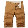 Männer Shorts 2024 Sommer Camouflage Taktische Cargo Männer Khaki Jogger Militär Baumwolle Casual Lose