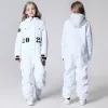 Suits Winter Kids Ski Tulum Su geçirmez kız bebek tek parça Snowsuit Açık Spor Çocukları Snowboard Dağlık Dağ Giysileri