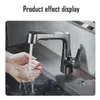 Bathroom Sink Faucets Pull-out Basin Faucet Pure Copper Tube And Cold Dual-mode Adjustable Zinc Alloy Electroplating Process