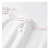 DIY Custom Your 9.1 uncji 260GSM Wysoka jakościowa T-shirt na krótki rękaw Bawełniany kolor stały kolor biały czarny 240220