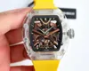 Men's fully automatic watch high-end watch, bucket shaped case, Japanese samurai RM12-01 high-quality watch